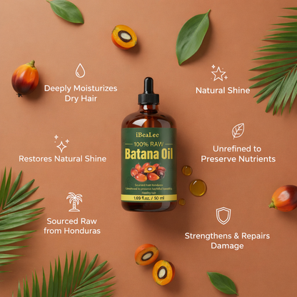 RosyRoots™ Pure Batana Hair Oil